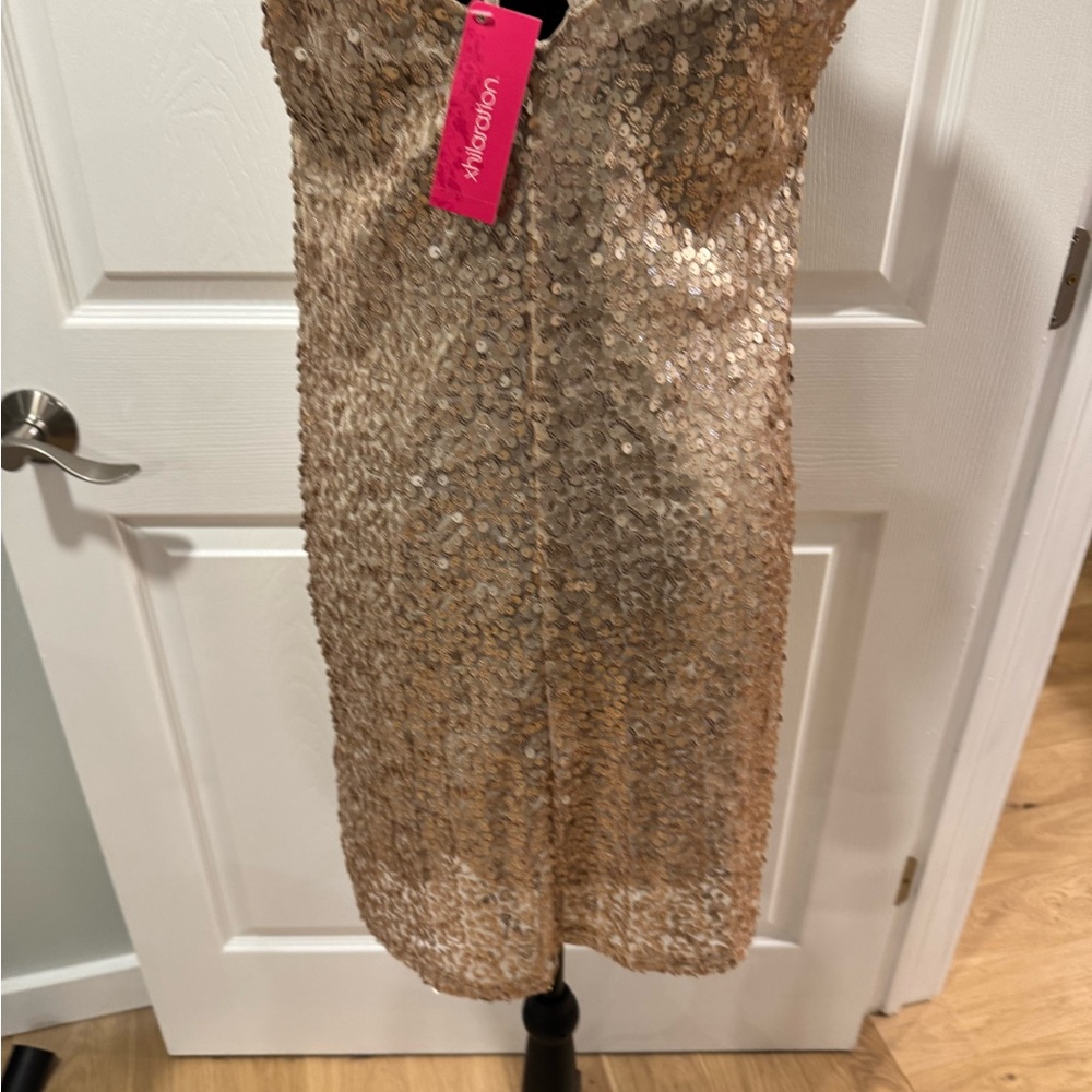 Target Sequin Mini Dress women’s small - Picture 4 of 15